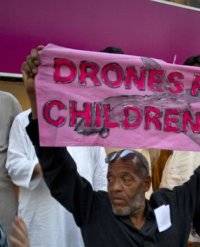 Anti-drone protesters start march in Pakistan