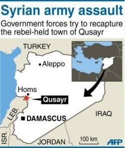 Syrian offensive on Qusayr deepens 