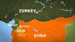 Bus blast kills fighters at Syrian border crossing with Turkey