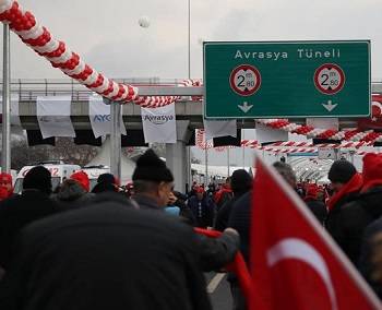 Turkey opens major road tunnel linking Europe with Asia