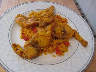 Arroz campero con conejo 